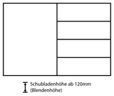 Dringenberg Schubladeneinteilung B7 120/5 019804